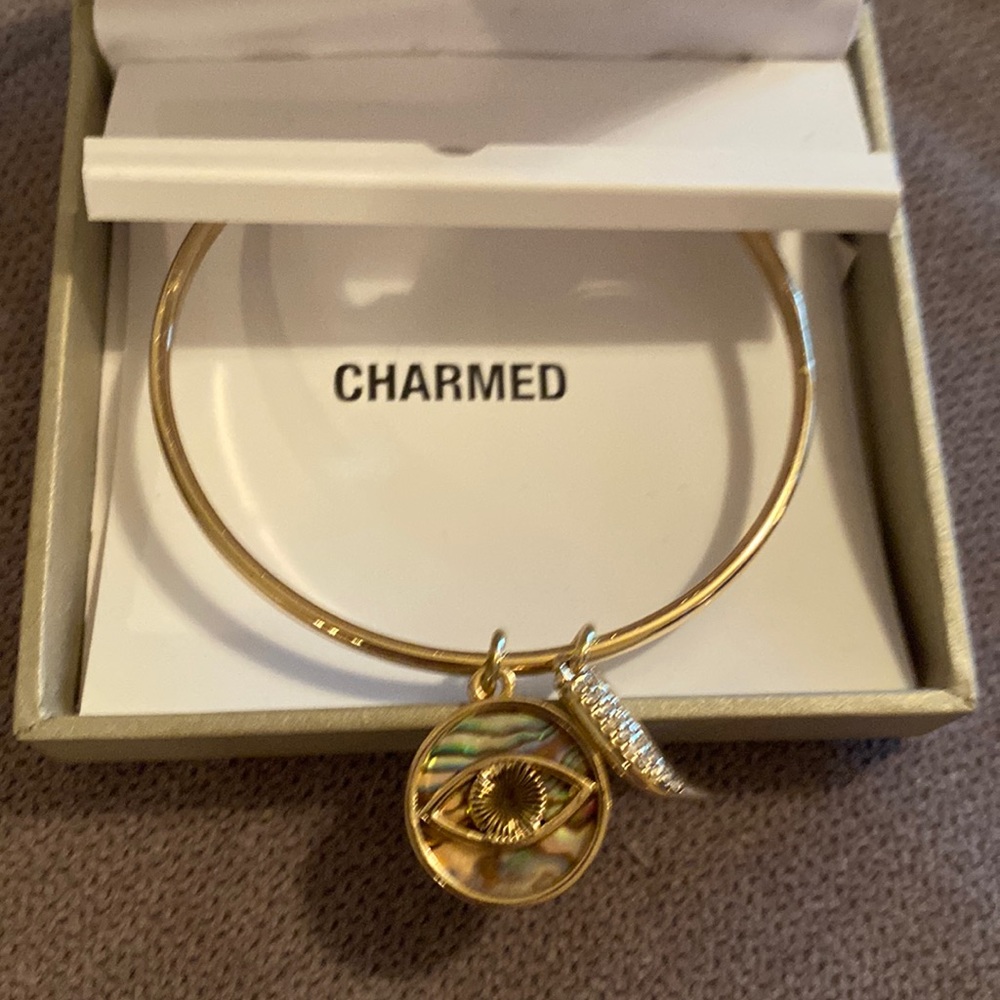 BCBG Evil Eye Bangle Bracelet